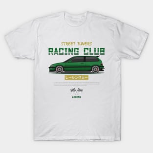 Midnight Racer Green Kanjo EF JDM T-Shirt